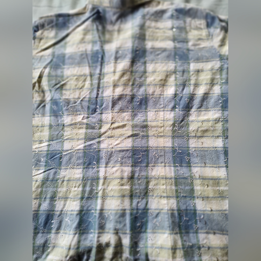 BOBBIE BROOKS Ladies Button Up Blouse Size 26/28W. Short Sleeves. - Picture 4 of 4